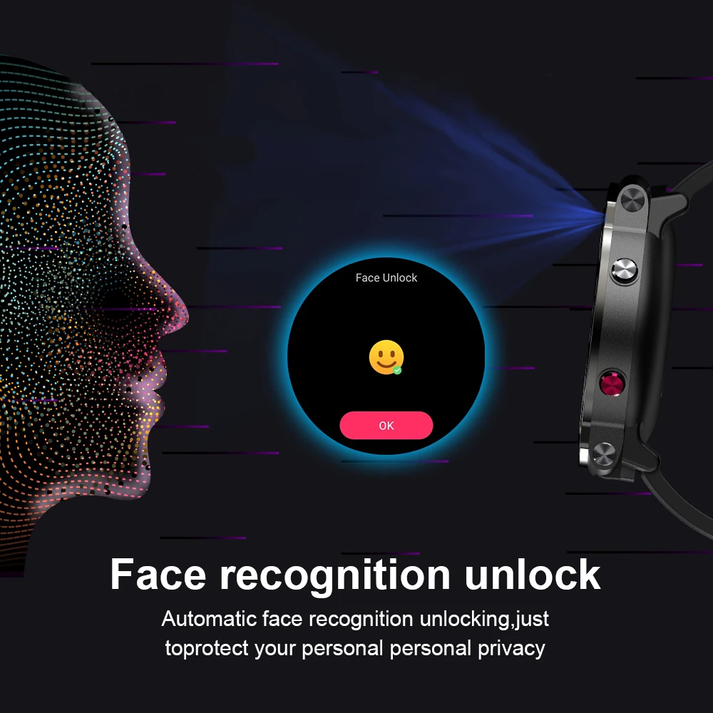 US $160.00 Clamshell Rotating Camera Dual Camera Stylish Round 4G Smart Watch Face Recognition BuiltIn GPS Sports Watch