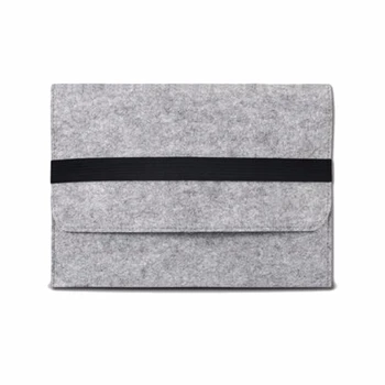 

11 13 15 Wool Felt Inner Notebook Laptop Sleeve Bag Case Carrying Handle Bag For Macbook Air/Pro/Retina