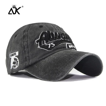 

Embroidered Washed Baseball Cap Men Summer Hats Fashion Trucker Caps Women Outdoor Adjustable Hats Unisex Cotton Baseball Cap
