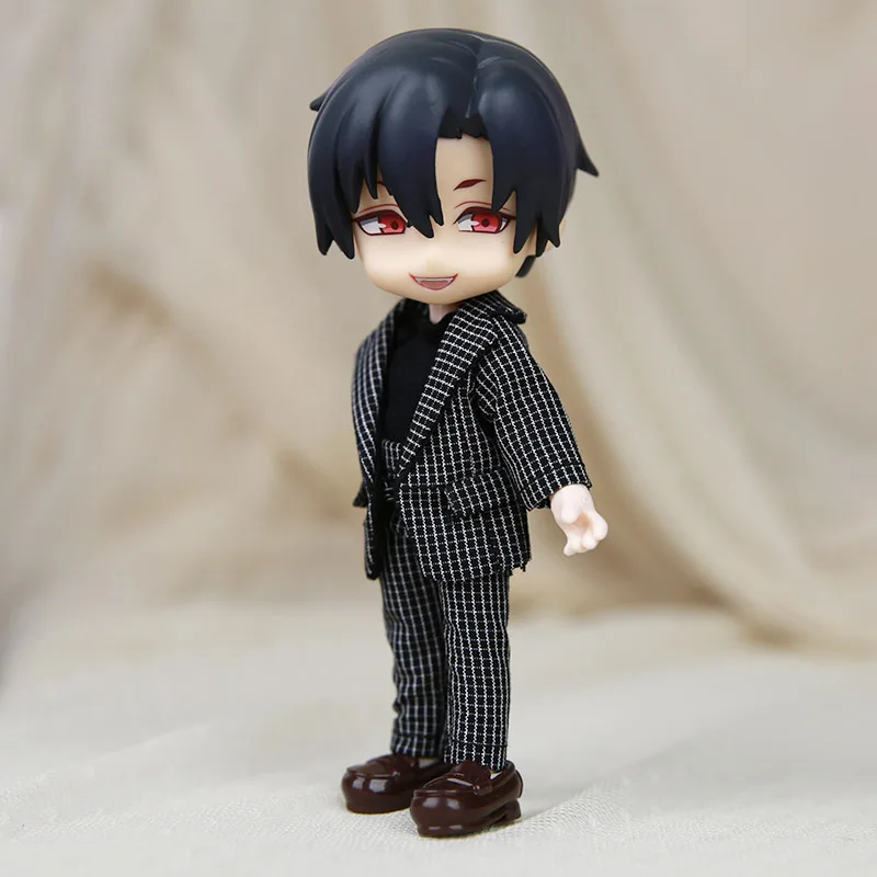 3 шт. Obitsu11 OB11 GSC 1/12BJD Костюм Униформа пальто+ брюки+ жилет 4 цвета Красивая кукольная одежда Кукла Одежда Аксессуары