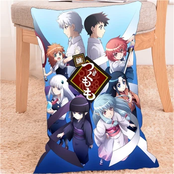 

Tsugu Tsugumomo Kiriha Anime Dakimakura Pillow Cover Case double sided 60x40cm