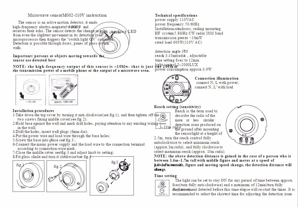 FREE Hot Sale 5.8GHz HF Systerm LED Microwave 360 Degree Radar Sensor Light Switch Ceiling light Occupancy Body Motion Detector (38)
