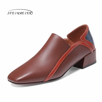 

Women flats genuine leather shoes sneakers woman brogues vintage flat casual shoes laces oxford shoes for women 2020 spring