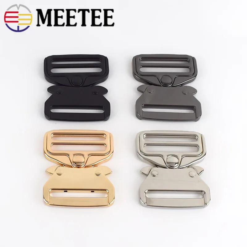 Meetee 1 шт./2 шт. ID 38 мм Металлические пакеты быстросъемные пряжки DIY ремешок
