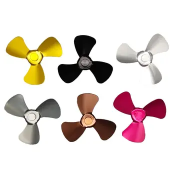 

Double Head 6 Blades Heat Powered Stove Fan Efficient Heat Silent for Large Room 95AA