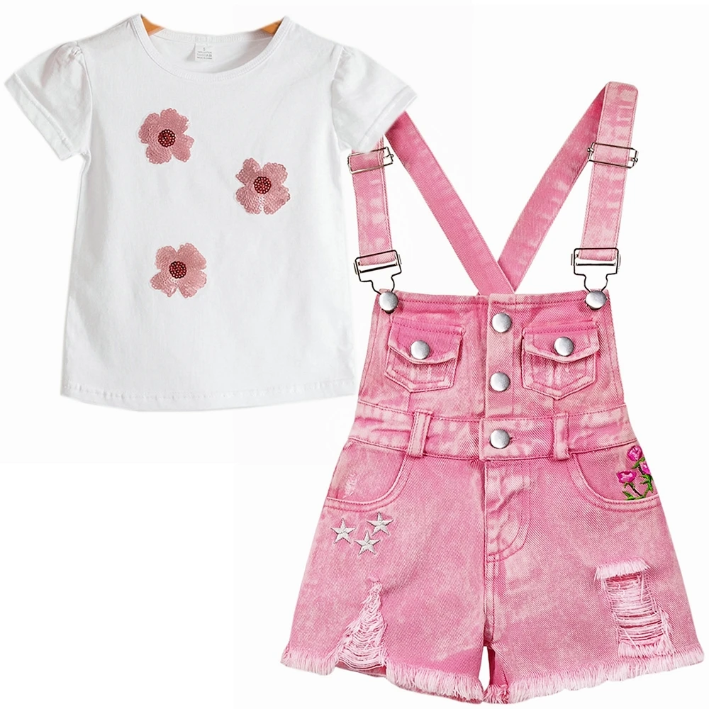 Chumhey 0 11T Zomer Kinderkleding Sets Jeans Voor Meisjes Broek