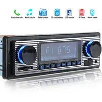 Adeeing-Radio con Bluetooth para coche, Reproductor Multimedia Inalámbrico, MP3, AUX, USB, FM, 12V, estéreo clásico, eléctrico