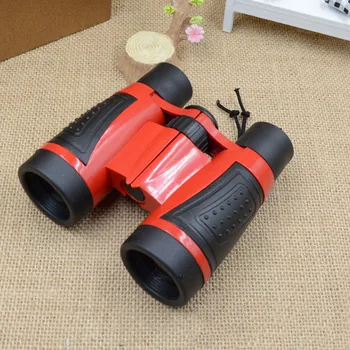 

4X Double Tube Girls Children Binoculars Compact Kids Toys Boys Outdoor Telescope Plastic ABS Games High Definition