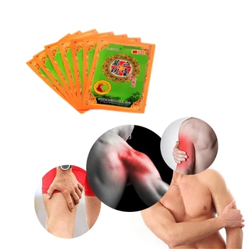 

10 Packs Lumbar Disc Protrusion Cream Frozen Shoulder Herbal Plasters Costusroot Essential Oils Musk Heating Analgesic Patches