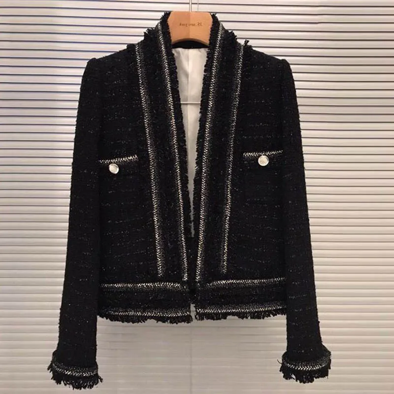 short black wool jacket