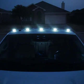 

1500 2500 3500 Car Rooftop Light 12V-24V White Replacement Smoked Lens
