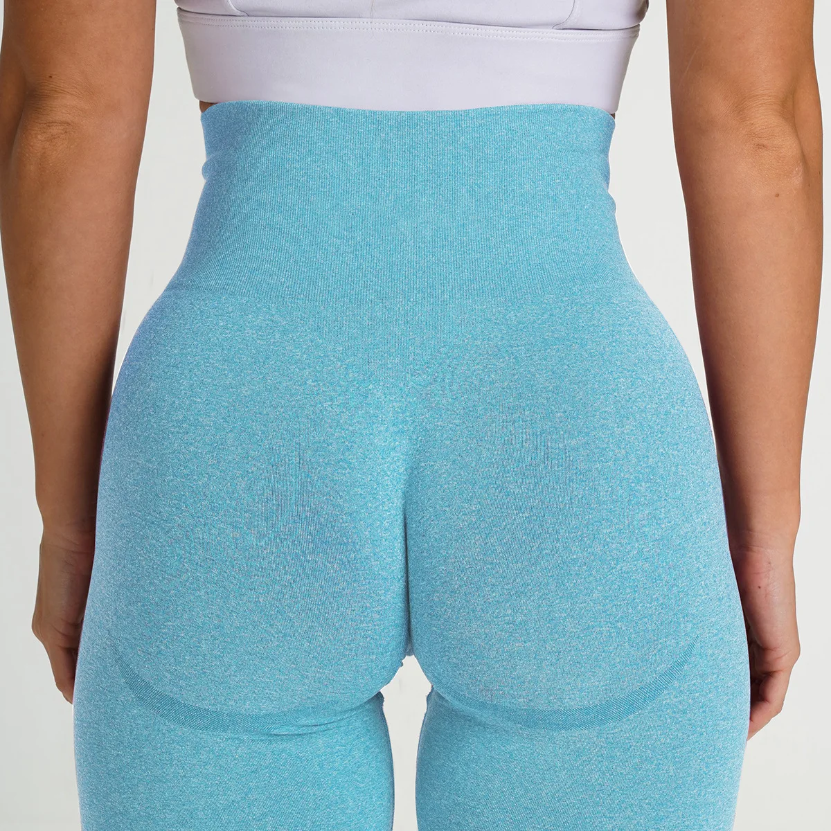 Women Gym Yoga Seamless Pants Hips Push Up Run Sports Stretchy High Waist Athletic Fitness Leggings Lifting Activewear Pants