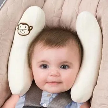 

Soft Adjustable Infant Child Baby Head Protection Pad Car Seat Stroller Pillows Safety Head Neck Cushion Pad Support