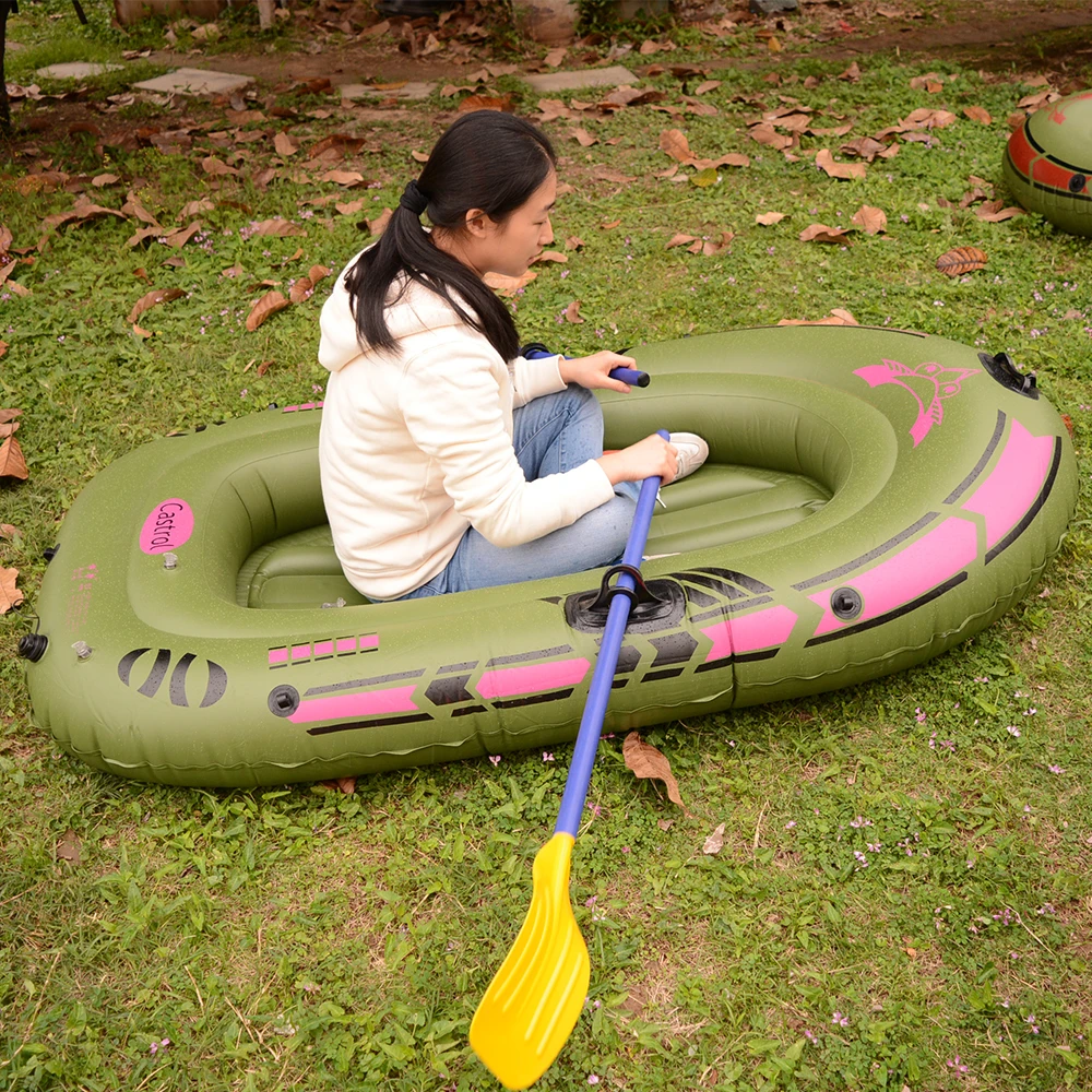 1 комплект надувная ПВХ резиновая гребная лодка с веслами для потока реки озеро дрейфующих 3 размера