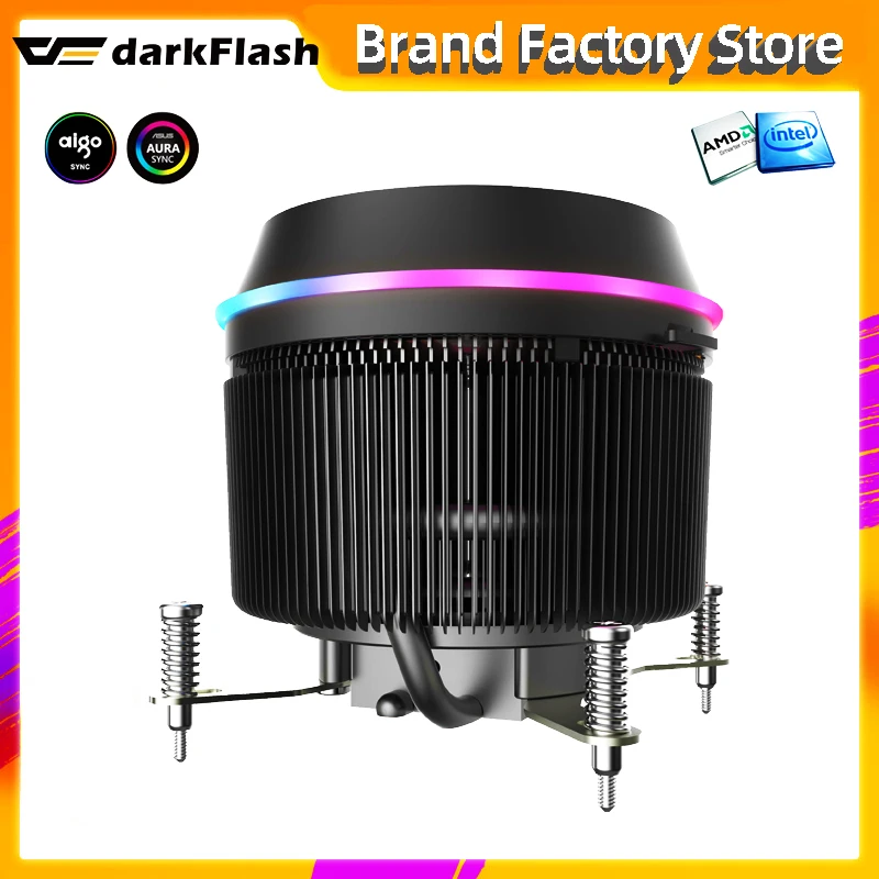 Darkflash Процессор кулер ARGB AURA SYNC 3pin5V TDP 280W PWM 4pin светодиодный RGB вентилятор