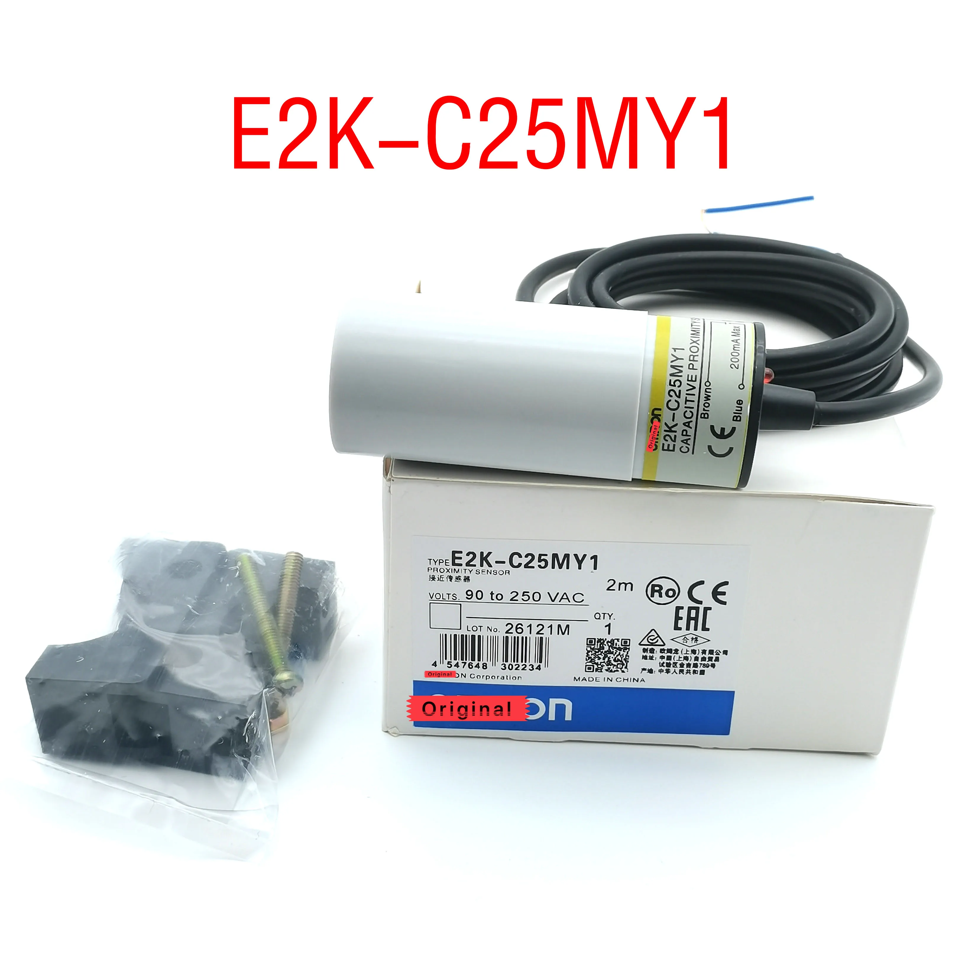 E2K-C25MY1 двухпроводный переменного тока не новый высококачественный емкостный