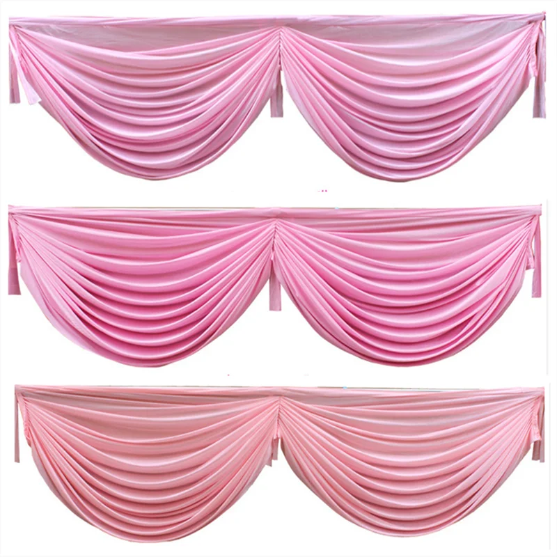 

Ice Silk Cloth Wedding Stage Background Veil Decoration Party Opening Ceremony Stair Handrail Dangle Backdrop Decoration