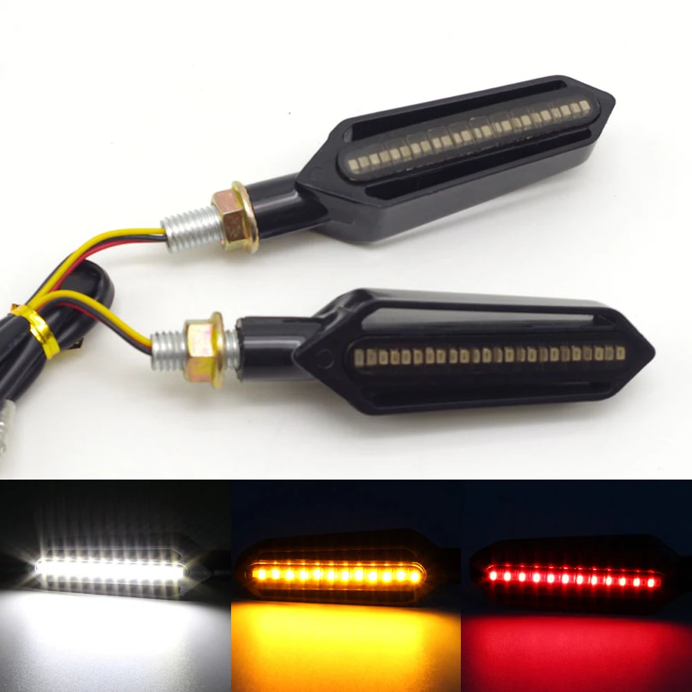 

Universal Motorcycle LED Turn Signal Light Indicators Amber Blinker Flasher FOR aprilia rs 50 cb 500 gsx s1000 yamaha xt 660