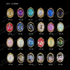 Nail Ornament Nail Jewelry Flower Tassels Big Gem Laser Drilling