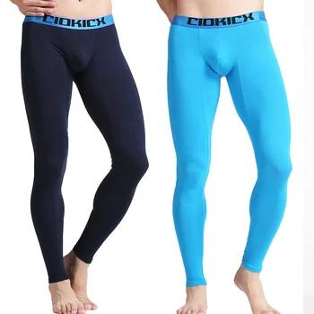 

New Thermal Underwear Pants Autumn Winter Long Pants Tight Keep Warm Long Johns Men Sleep Bottoms Pajama