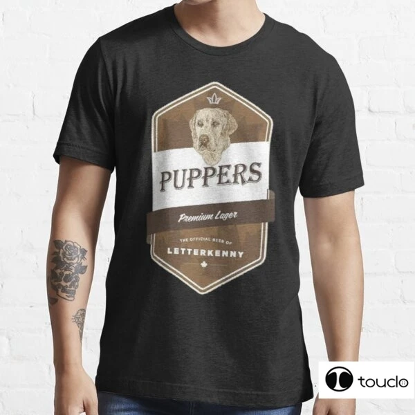 

Puppers Beer Men T-Shirt Funny Printed Shorts Sleeve T-Shirt Fashion Casual Tops & Tees Brand Clothing Unisex