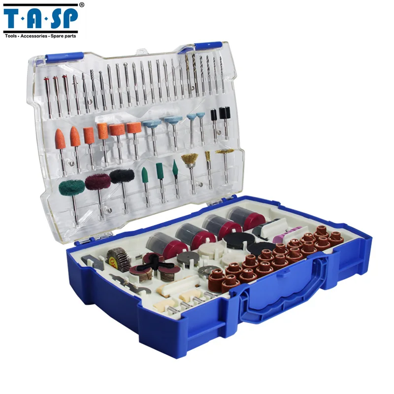  TASP 268pcs Electric Mini Drill Bit Accessories Set Abrasive Tools for Dremel Rotary Tool Sanding D