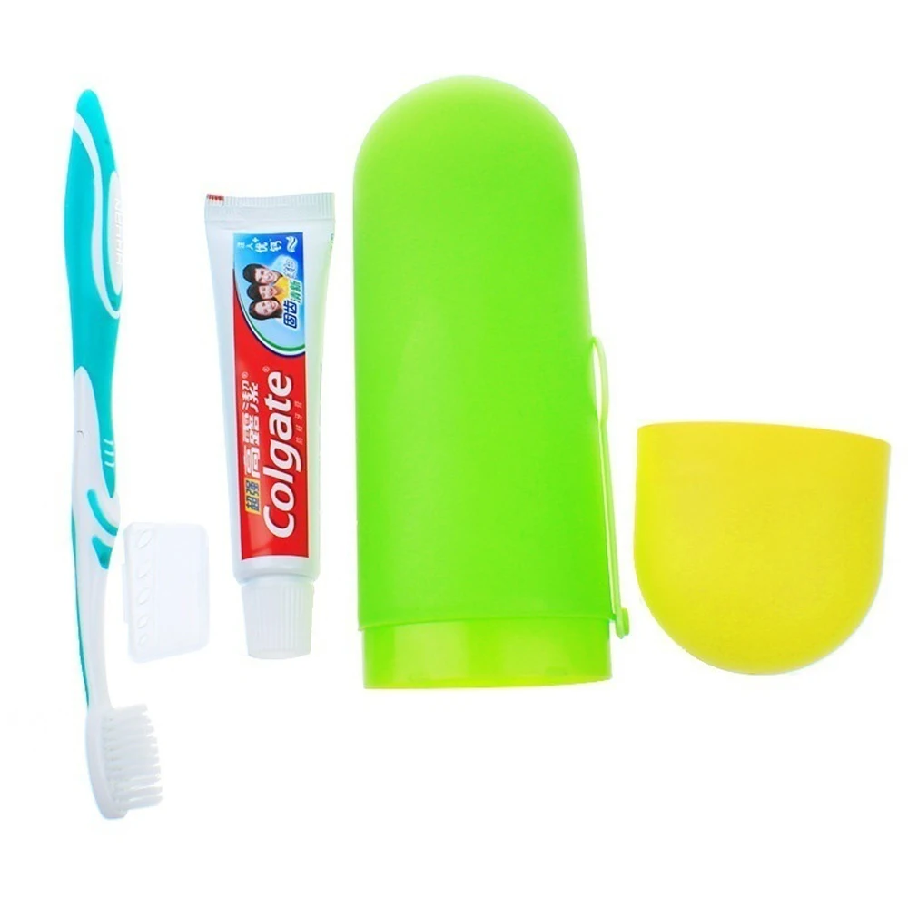 Портативная коробка для зубных щеток для путешествий, держатель для зубной пасты, колпачок, чехол, чаша для хранения, держатель для ванной комнаты, аксессуары для ванной комнаты
