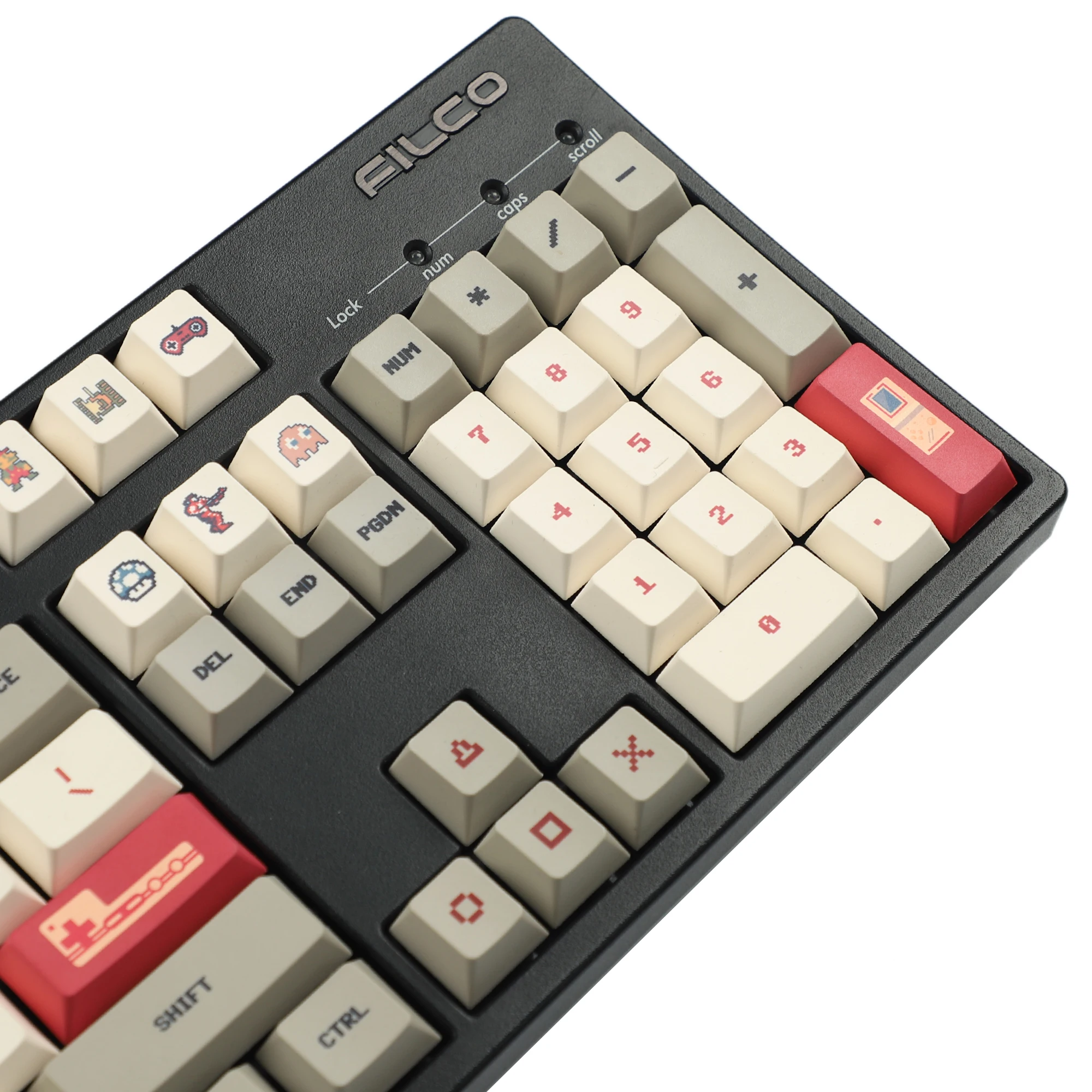 Gameboy Estilo Retro Tintura Sub Gaming Keycaps Grosso Pbt Cherry Perfil Tampões de Chave para Tkl Gk61 96 Gmmk mx Teclado fc - Imagem 6