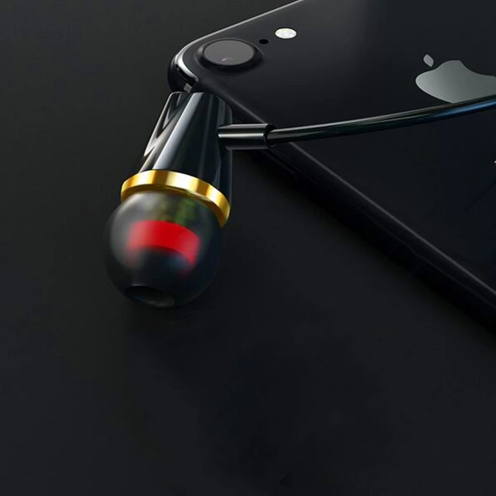 Fone de Ouvido de um Lado com Microfone Plugue de Ouvido para Uma Orelha com Som Estéreo Reforçado para Iphone Ipod Ipad Samsung - Image 6