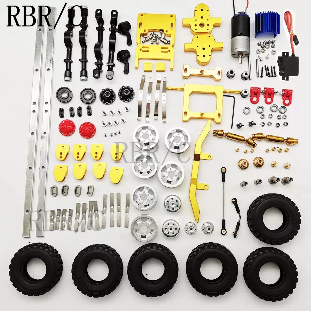 

RBR/C full metal chassis full kit for WPL MN JJRC various remote control car modification DIY accessories