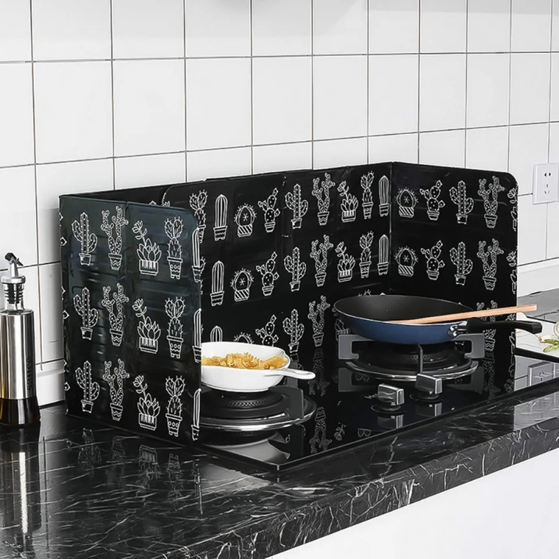 Кухня анти-брызг масло перегородка алюминиевая фольга масляное перегородка для кухонных принадлежностей
