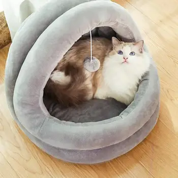 

Cat Bed & Cushion Cat Wool Bed Cat Bed House Tent Dog Quilt Large Rabbit Bed Kitten Bed Pet Pad Holder Pet Stuff