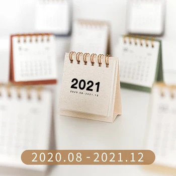 

2021 Desk Mini Calendar Paper Protable Desk Accessories Planning School Office Supplies Presented By Kevin&sasa Crafts