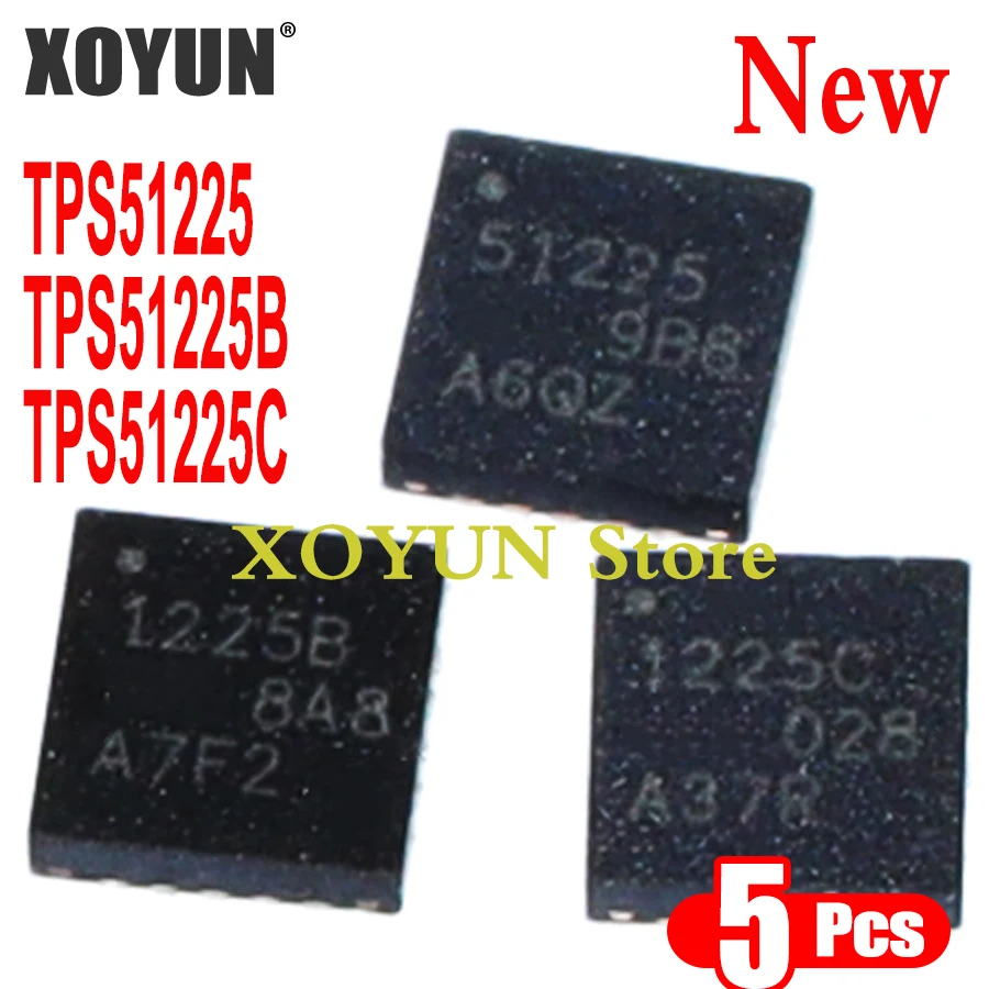 5 шт./лот TPS51225 TPS51225B TPS51225C 51225 1225B 1225C QFN-20 | Электронные компоненты и принадлежности