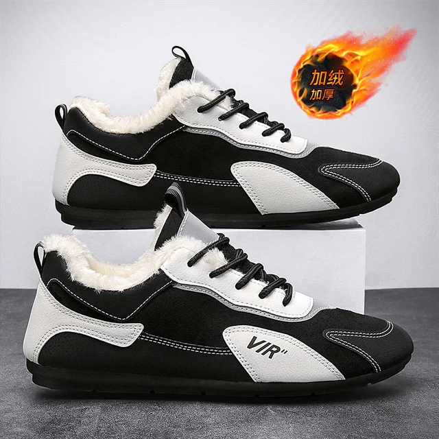 Bekwaamheid Helderheid Eeuwigdurend 2021 New Hot Style Sneakers Plus Velvet Shoes Warm Peas Round Toe Mans  Footwear White Heren Schoenen Sapato Masculino - AliExpress Shoes
