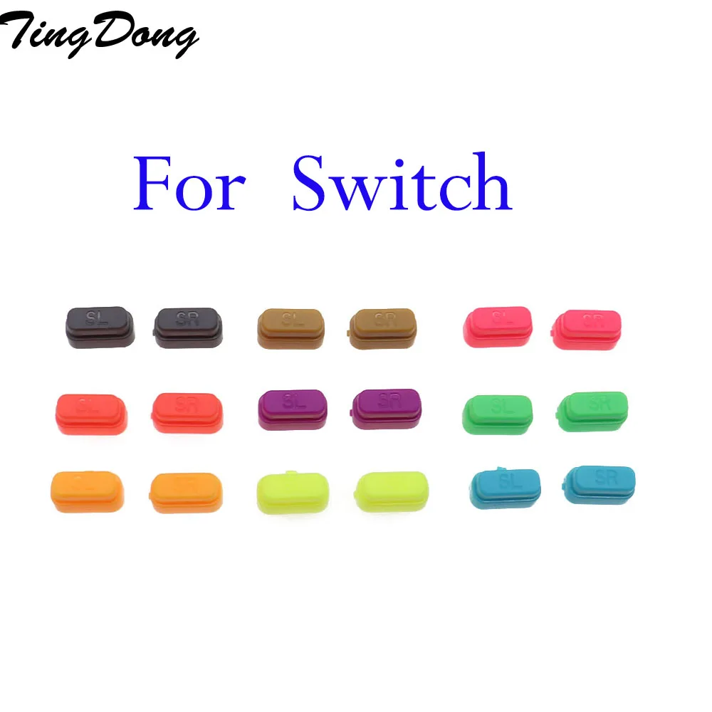 

10SETS Plastic Grey Yellow Right Left SL SR Key Buttons for Nintendo Switch Joy-Con