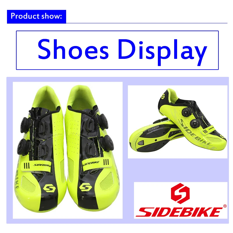 SIDEBIKE/Профессиональная обувь для шоссейного велоспорта, ультра-светильник, подошва из углеродного волокна, велосипедные педали, спортивная обувь для езды на велосипеде, дорожные кроссовки