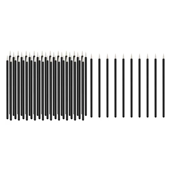 

50pcs Travel Disposable Nylon Eyeliner Brushes For Lipstick Nail Art
