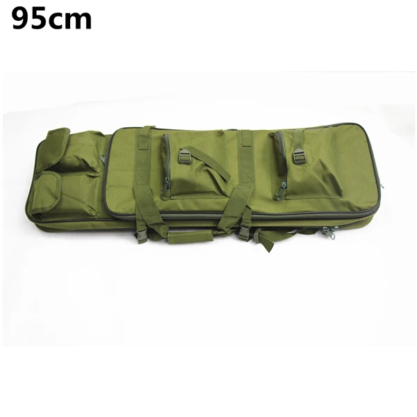 85 см/100 см/120 см двойная винтовка квадратная сумка для переноски тактический охотничий рюкзак с плечевым ремнем защитный чехол для оружия - Цвет: Green 95cm