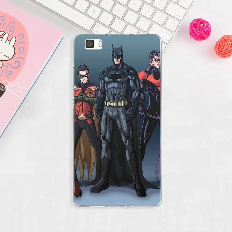 Мягкий ТПУ чехол для телефона Hero Red Robin Titans, чехол для huawei P8 P9 P10 P20 Lite mate 10 Pro Y3 Y5 Y6 II Y7 Honor 6X Plus