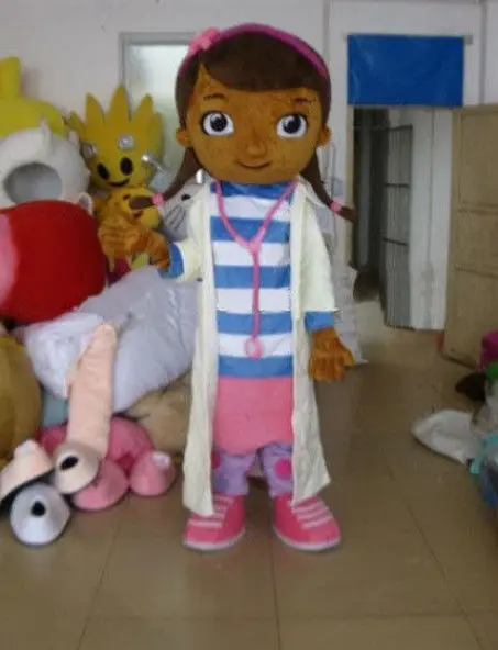 

New Version the Doc McStuffins doll Mascot Costume Adult Birthday Party Fancy Dress Halloween Cosplay Outfits Clothing Xmas