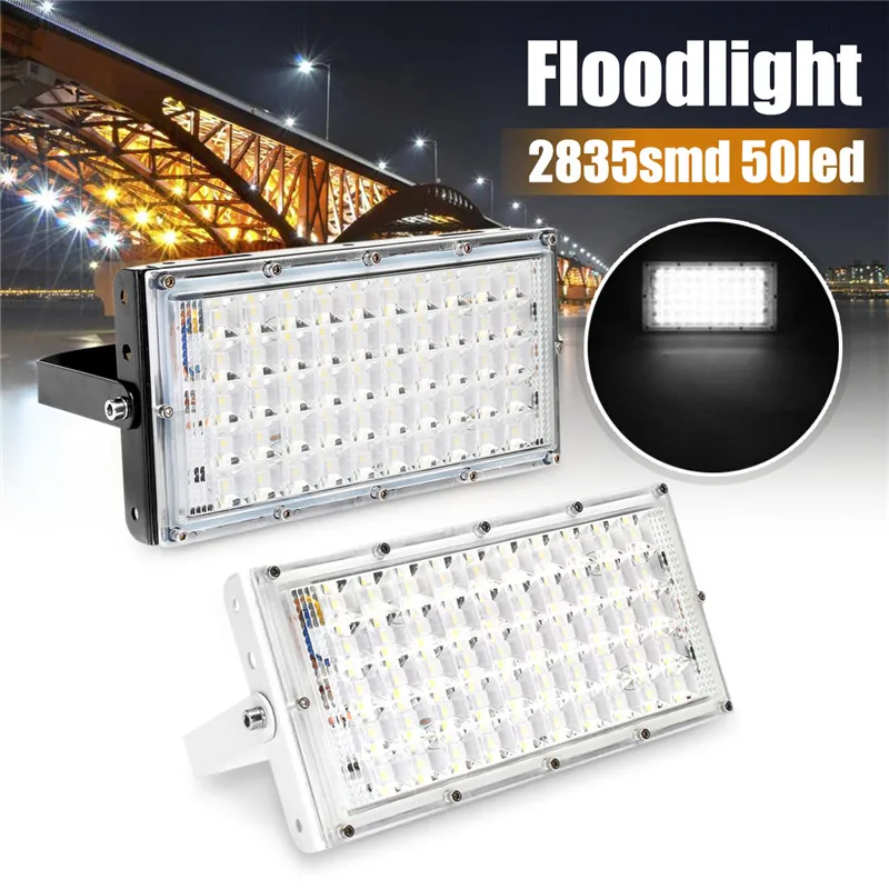 

50W Super Bright LED Flood Light 2835SMD Outdoor Waterproof IP65 Security Lights for Garden Warehouse Street Parking