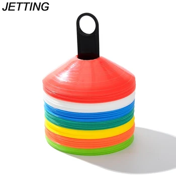 10Pcs 19cm Football Training Sports Saucer Cones Marker Discs Soccer Entertainment Sports Accessories