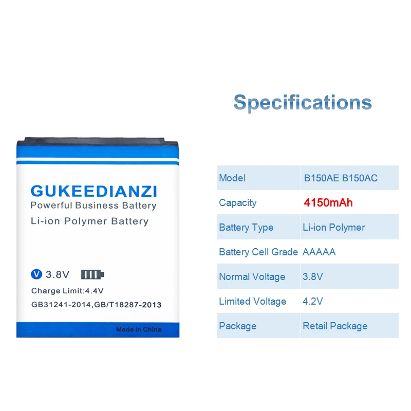 GUKEEDIANZI B150AE B150AC телефон 4150 мА/ч, Батарея для samsung GALAXY Core GT I8260 I8262 G3508j G3502 G3508 G3509 G3502U B150AE
