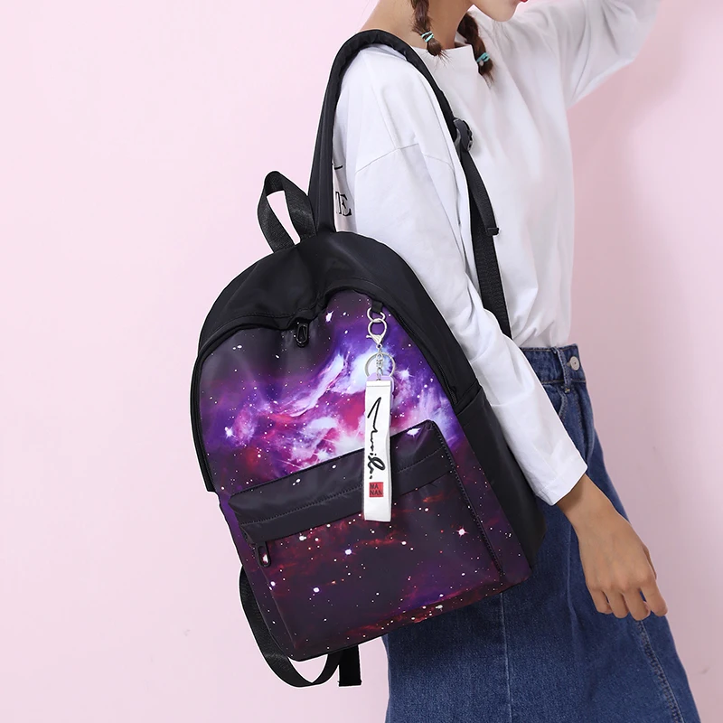 YANXI Galaxy детские школьные сумки для ноутбука для подростков мальчиков и девочек, большой рюкзак для женщин, водонепроницаемая сумка для мужчин, сумка для книг, Mochila
