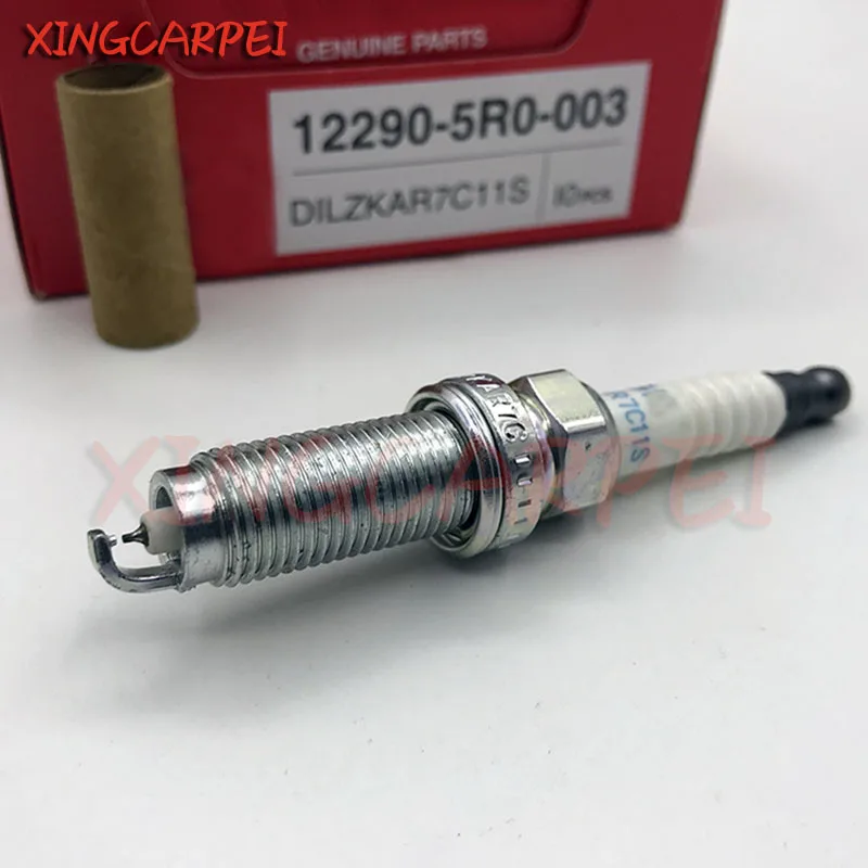 4/6 шт. DILZKAR7C11S Иридиевые свечи зажигания 12290-5R0-003 для 2015-2018 Honda Fit 1.5L DILZKAR7C-11S 90137