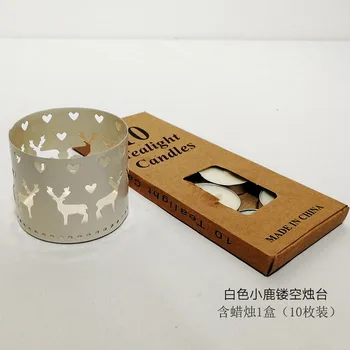 

Cast Iron Christmas Candle Holder Deer Candle Holders Christmas Decorations Christmas Candlestick Velas Nordic Home Decor II50ZT