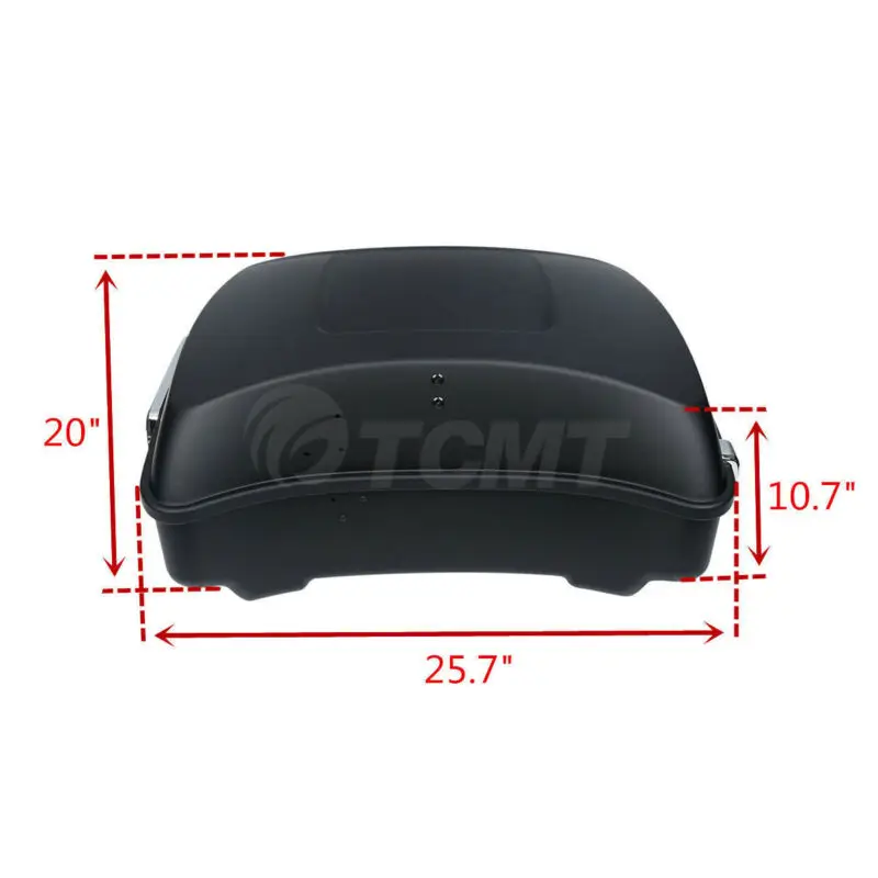 Motorcycle Chopped Tour Pack Trunk Backrest Mounting Rack For Harley Touring Electra Road King Street Glide 2014-Up motorcycle luggage bag