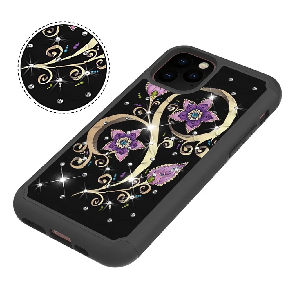 Dream Crystal Style Phone Case For iPhone 11Pro Max Dirt-resistant Slim Fashion Soft Cases Shockproof Dust-proof Phone Case