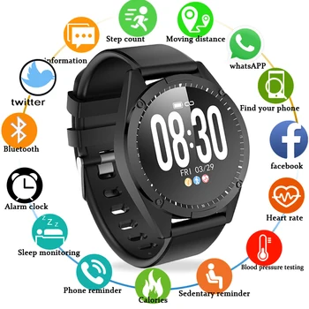 

Smart Watch Men Sports Tracking Smart Bracelet Blood Pressure Heart Rate Detection Sleep Quality Monitoring Fashion smartwatch